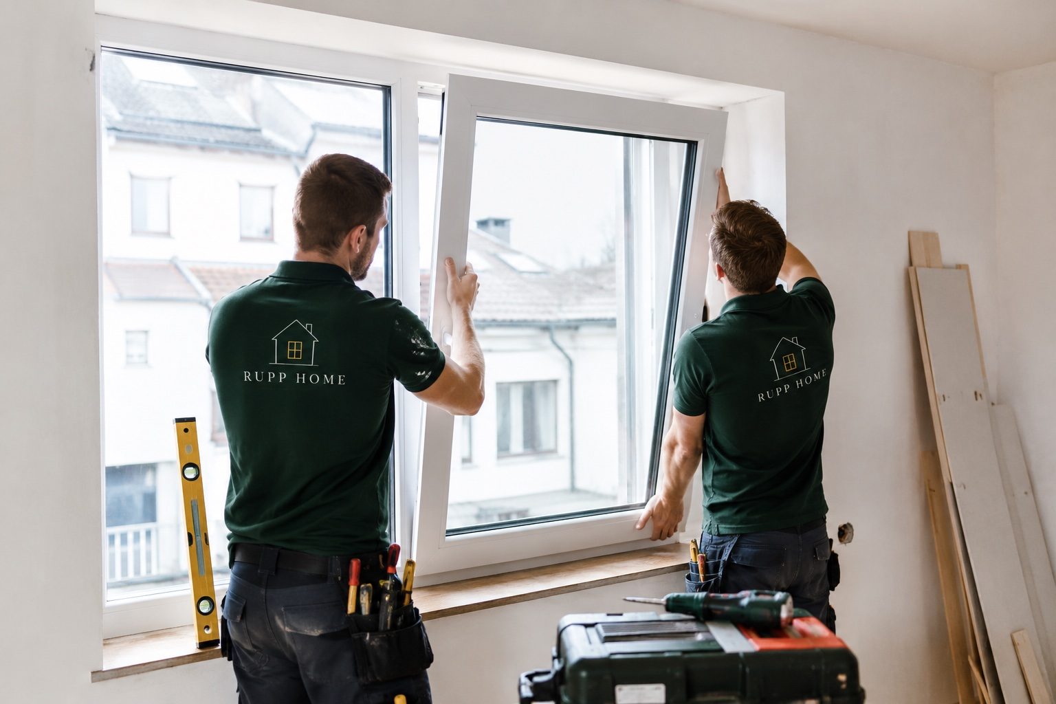 Fachgerechte Fenstermontage durch RuppHome-Partner